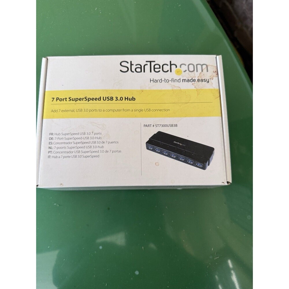 StarTech.com ST7300USB3B Port USB 3.0 Hub - 7 x SuperSpeed USB 3.0 - with Power